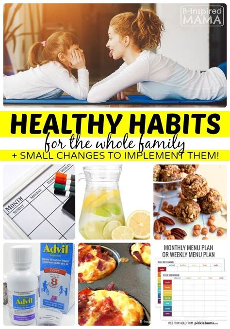 Healthy Habits For Families Small Changes To Implement Them Healthy