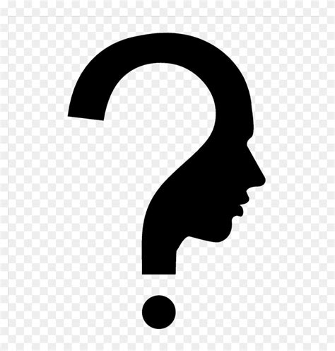 Question Mark Human Head Symbol Question Mark Thinking Person HD Png
