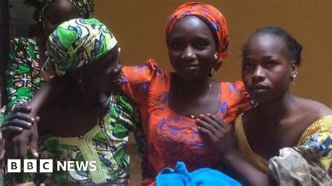 Freed Chibok Girls Reunited With Their Families For Christmas Bbc News