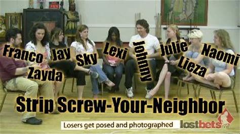 Strip Screw Your Neighbor With Franco Zayda Jay Sky Lexi Johnny Julie Lieza And Naomi