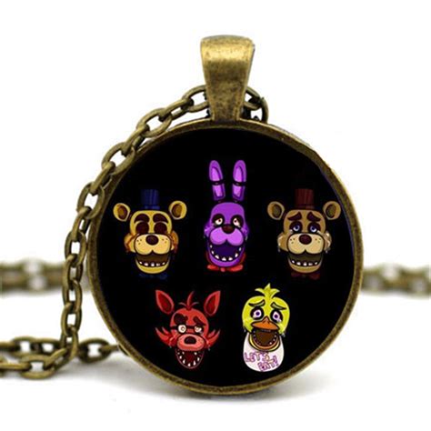 FNAF Five Nights At Freddy S Necklace Mangle Fnaf Foxy Bonnie Chica