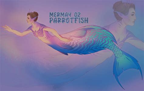Mermay 02 Parrotfish Open By Eternityspool On Deviantart