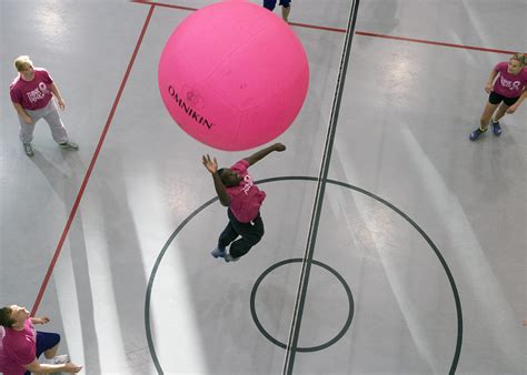 Big Pink Volleyball Raises Awareness Across The Country Campus Rec