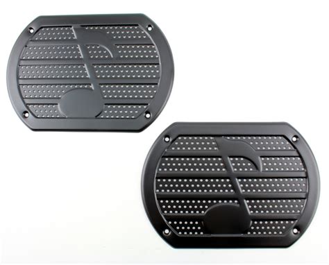 Vintage Black Musical Note Speaker Grill Cover Package Tray 6x9