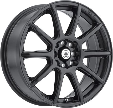 Konig Control Matte Black Wheel With Painted Finish 16 X 7