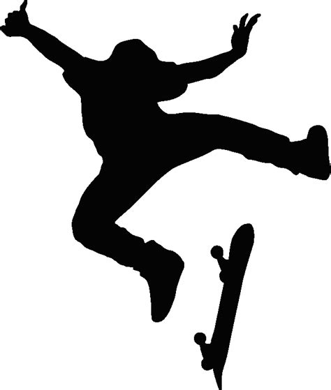 Skateboard Silhouette Png Png All