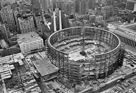 Madison Square Garden Under Construction Oct 25 1966 Credit Neal