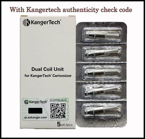 Authentic Kangertech Kanger Dual Coil Unit 15 18 Ohm Protank 3
