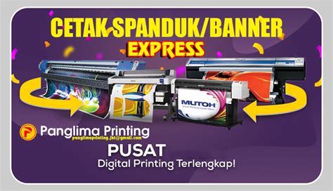 Cetak Spanduk Kilat Murah 24 Jam Rawamangun Jakarta Panglima Printing