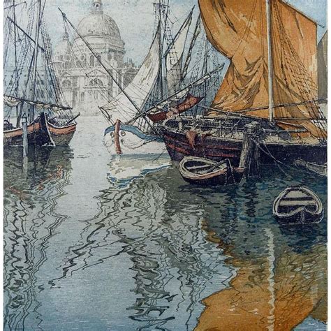 Venice Sailboats Etching By Eidenberger Yachtdrawing Etching Venice