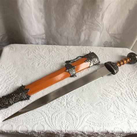 Vintage Sword Of Rome Gladius Museum Replica 440 Stainless Etsy