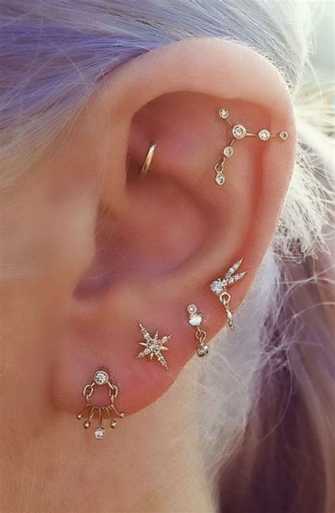 90 Insanely Gorgeous Examples Of Cute Ear Piercing Greenorc Daith
