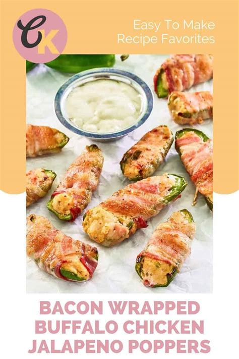 Bacon Wrapped Buffalo Chicken Poppers Copykat Recipes
