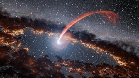 El Hubble Descubre Un Agujero Negro Hambriento Triturando A Una Estrella