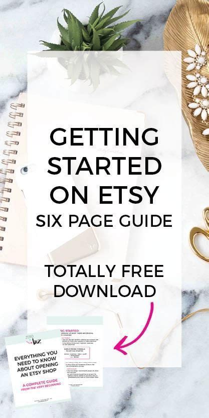 Guide On How To Start An Etsy Shop Starting An Etsy Business Things