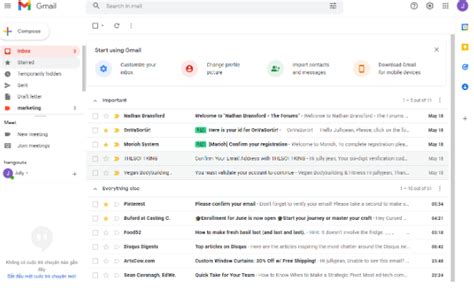 Organizegmail Inbox Layout