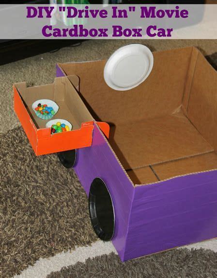 Diy Cardboard Box Car Is Perfect For Creating A Drive In Movie