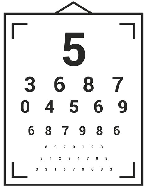 Printable Eye Chart For Vision Test Pics Printables Collection Eye