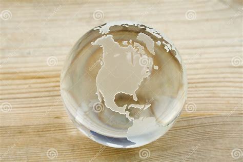 Crystal Ball Globe Stock Image Image Of Earth Mexico 1449693