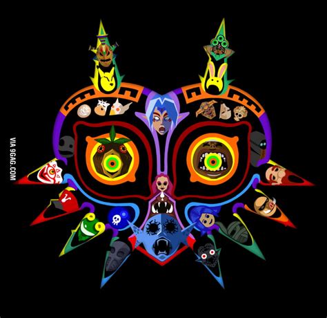 All The Masks In The Legend Of Zelda Majoras Mask 9gag