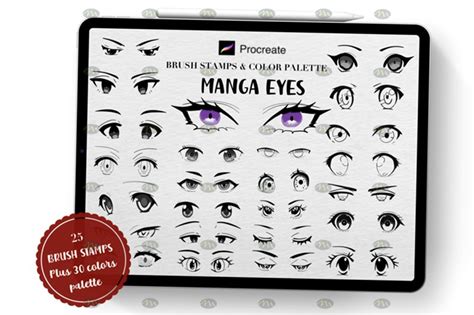 Share 81 Free Anime Eyes Brush Procreate Super Hot Induhocakina