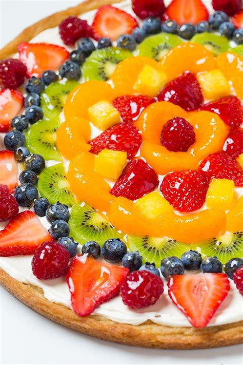 Fruit Pizza Easy Recipe With Cream Cheese Frosting Cooking Classy
