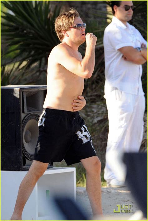 Leo DiCaprio Shows Off Shirtless Photo Leonardo DiCaprio Shirtless Photos Just