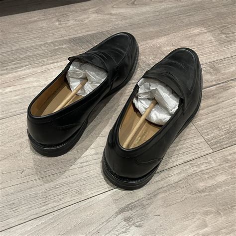 Marks Spencer Men S Black Loafers Depop