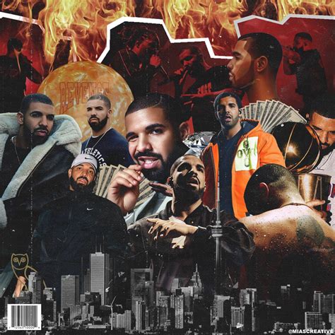 Drake Graphic ☄️ Collage Scrapbook Graphic Drake