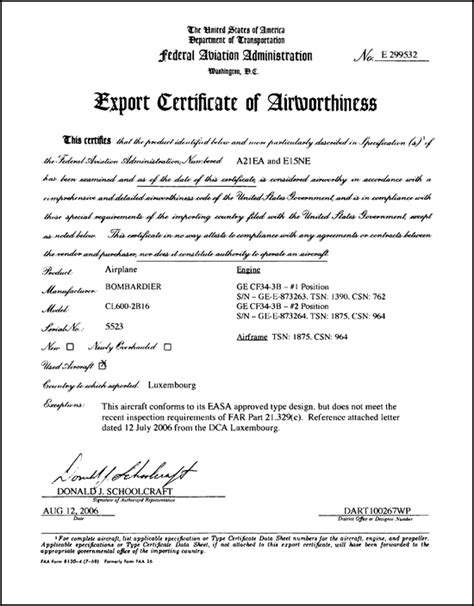 Export Certificate