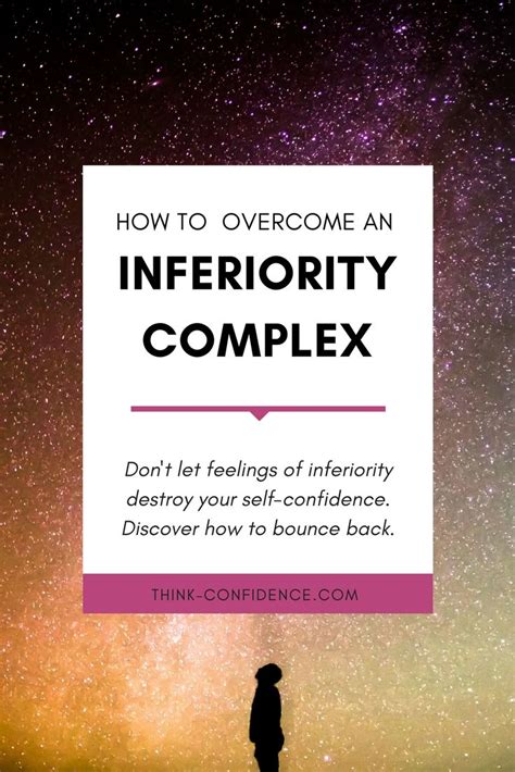 How To Deal With Inferiority Great Tips To Overcome An Inferiority