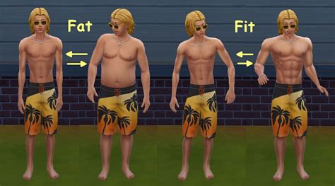 Set Fat Fit The Sims 4 Catalog