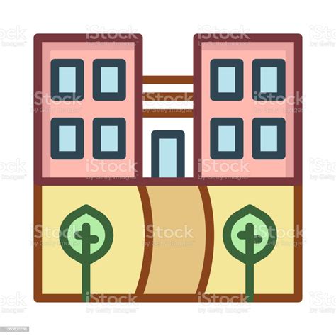 Hotel Apartment Building Stock Illustration Download Image Now