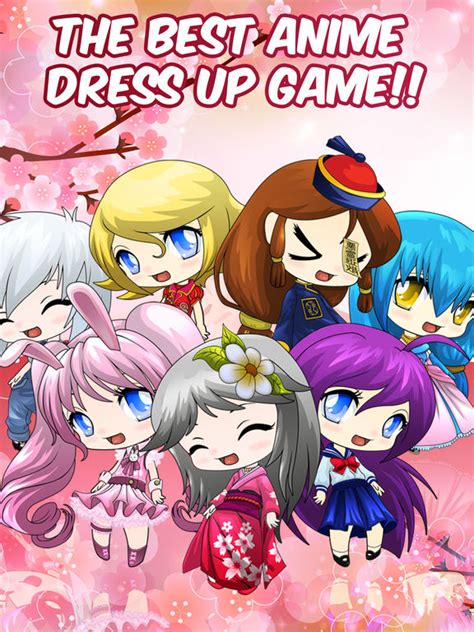 Anime Chibi Girls Characters Dressup Creator Games Apprecs