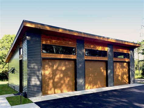 Modern Garage Plan With 3 Bays 62636dj Architectural Designs