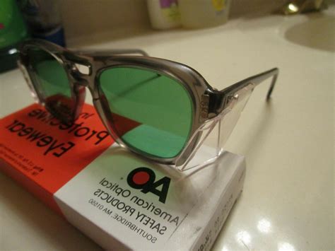 New Vintage American Optical Safety Glasses Side Shield