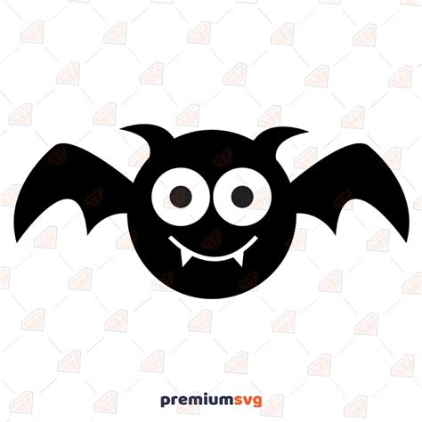 Cute Halloween Bat Svg Cute Bat Svg Instant Download Premiumsvg