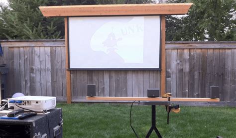 If your backyard is shaped or sized in a way that this won't work, the ht2150st is a a projector screen (or not). How To Use A Projector Outside During Daytime » Screen Advice