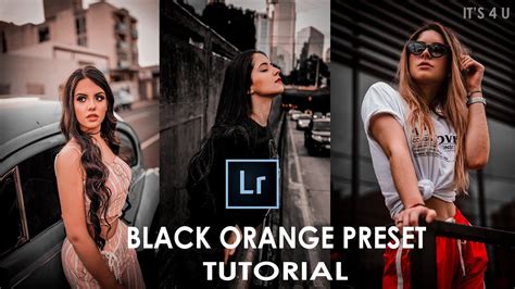 It also creates a moody feel by boosting saturation and making photos look vivid yet. BLACK ORANGE PRESETS - Lightroom Mobile | Black Tone ...