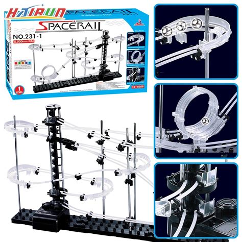Plastic Blocks Parts Spacewarp Roller Coaster Toys Level 1 4 Diy Set