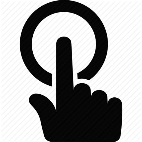 Click Here Hand Icon Png Clipart Best