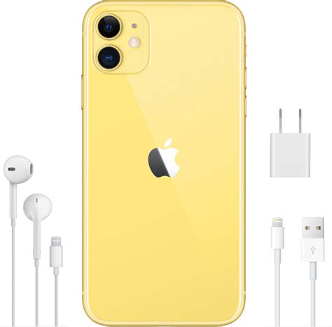 Best Buy Apple Iphone 11 128gb Yellow Unlocked Mwkx2lla