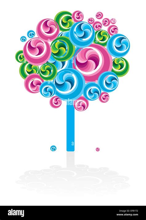 Stylized Tree Icon Vector Illustration Stock Vector Image And Art Alamy