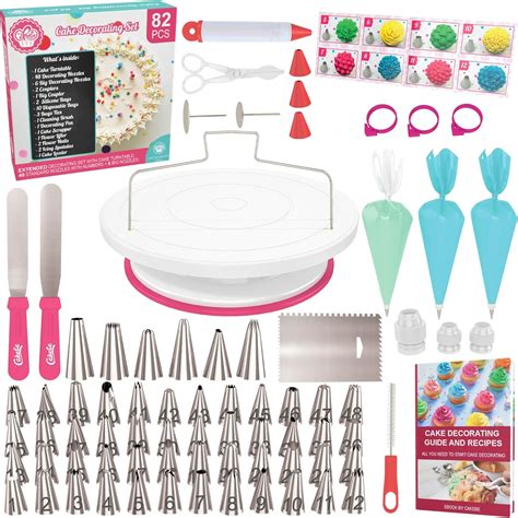 Baking Supplies And Frosting Tools Set For Cupcakes Cookies Icing