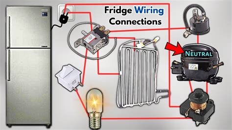 Fridge Wiring Connection With Thermostat Heater Compressor And Diagram