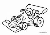 Pictures of Racing Car Coloring Pages
