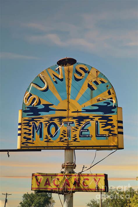 Sunset At Sunset Motel Photograph By Andrea Smith Fine Art America