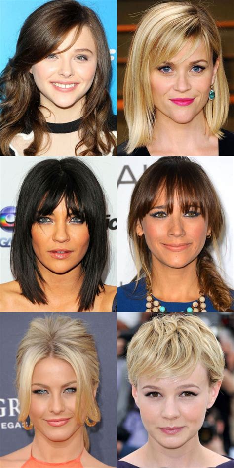 The Best And Worst Bangs For Inverted Triangle Faces Triangle Face Hairstyles Face Shape