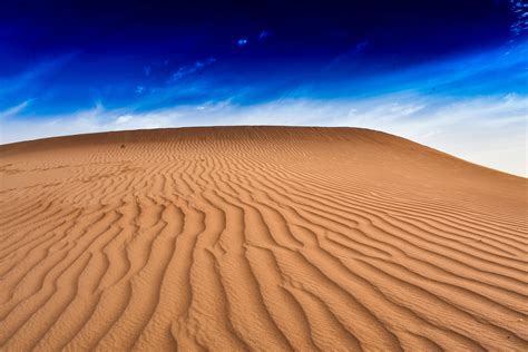 Free Stock Photo Of Abu Dhabi Deep Blue Sky Desert