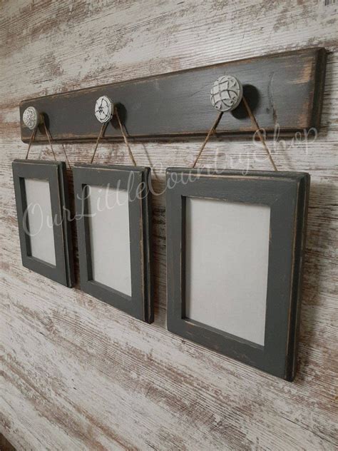 Did you scroll all this way to get facts about farmhouse picture frames? Farmhouse rustic 5X7 picture frame set, Wedding shower ...